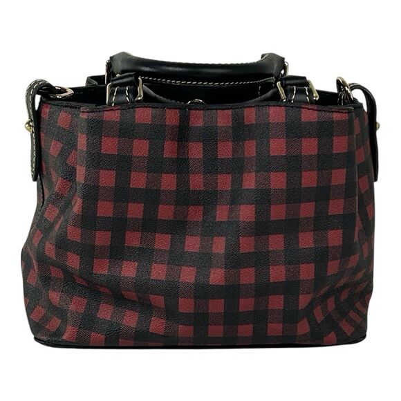 Dooney & Bourke Red/Black Checkered Bag - Picture 8 of 16